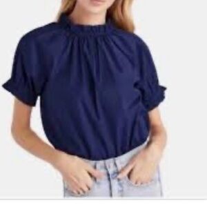 Hill House Elegant Navy Blue  Women's Top size Small